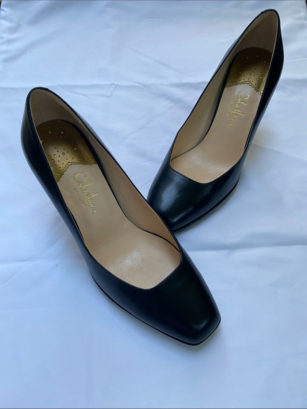 Cole Haan COLLECTION NIKEAIR Black Leather Pumps! Size 7B